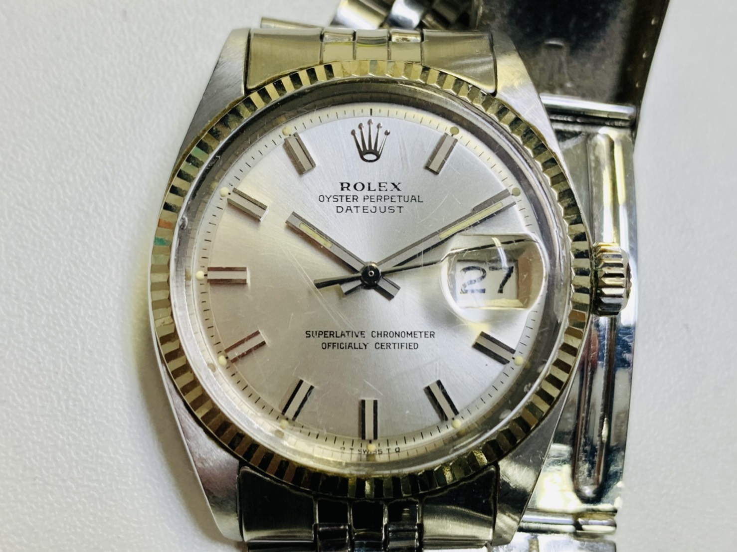 【ROLEX:デイトジャスト:Ref.1601】の腕時計出張買取実績